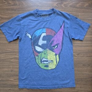 3 For 15 Marvel Superhero T-Shirt - Blue and Multicolor